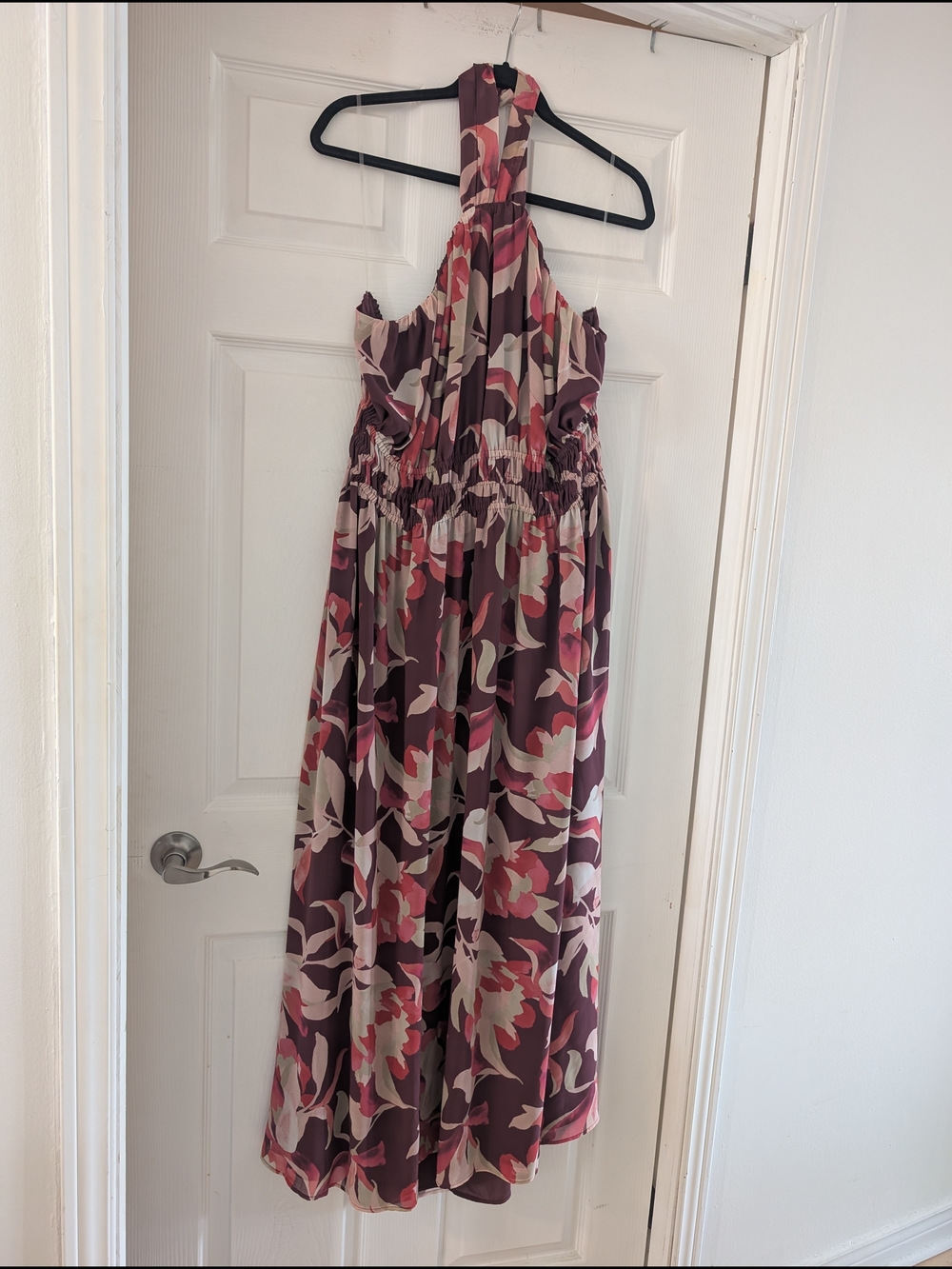 Log dress in Plum Floral